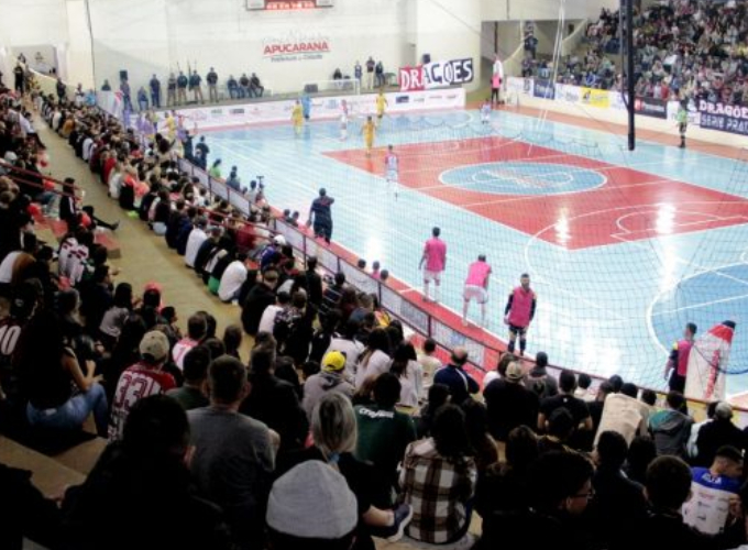 Apucarana Futsal fica no empate no primeiro jogo da semifinal contra o Mariópolis.