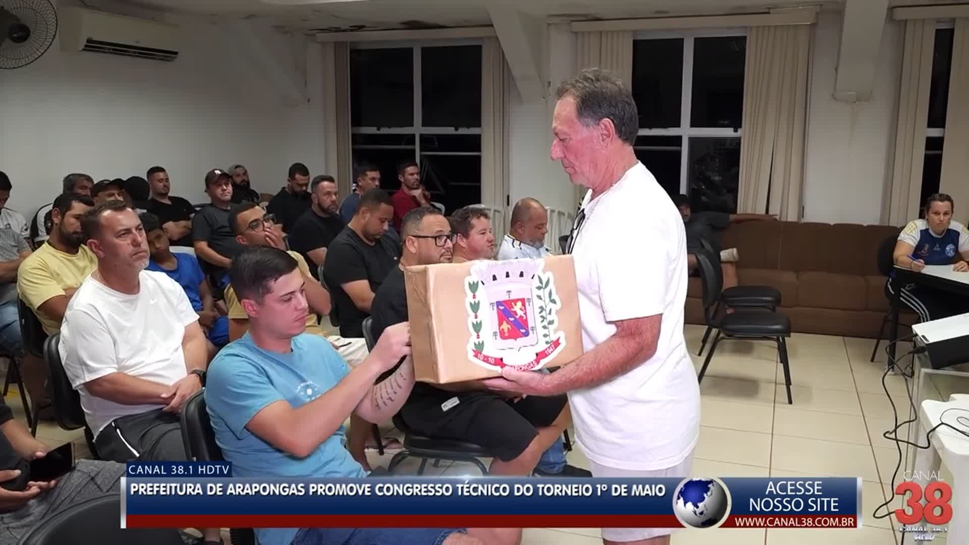Prefeitura de Arapongas realiza Congresso Técnico do Torneio 1º de Maio