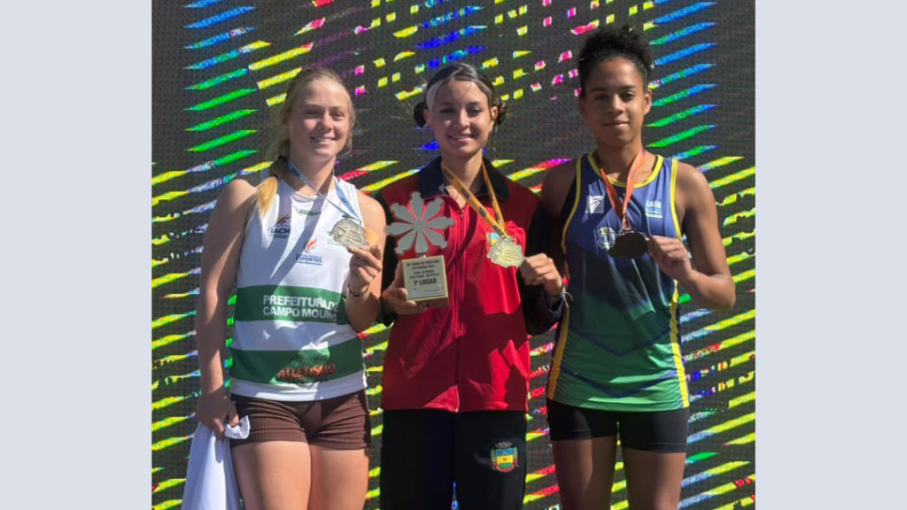 Atletismo de Apucarana faz história nos Jogos da Juventude com recorde estadual e sete medalhas