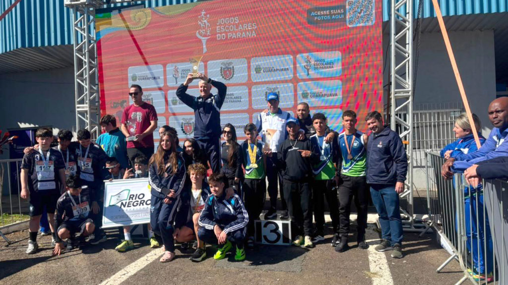 Apucarana é a maior medalhista do atletismo na fase final dos Jogos Escolares do Paraná