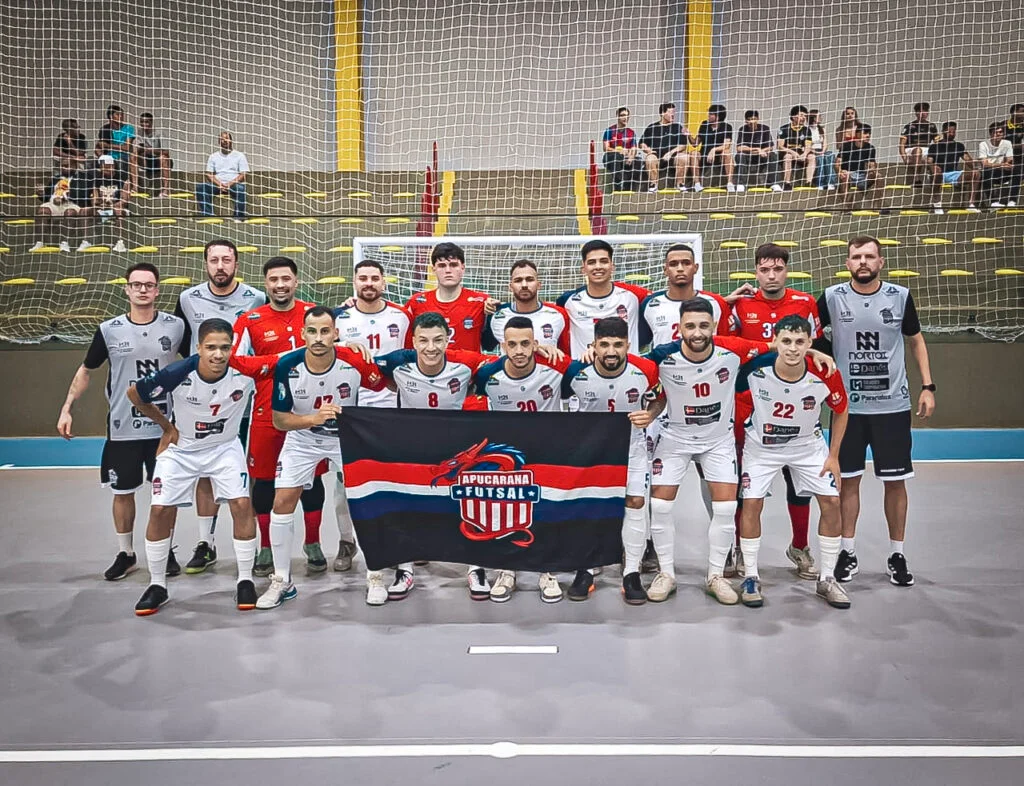 Apucarana Futsal vence mais uma e sobe para a sexta posição na Série Prata