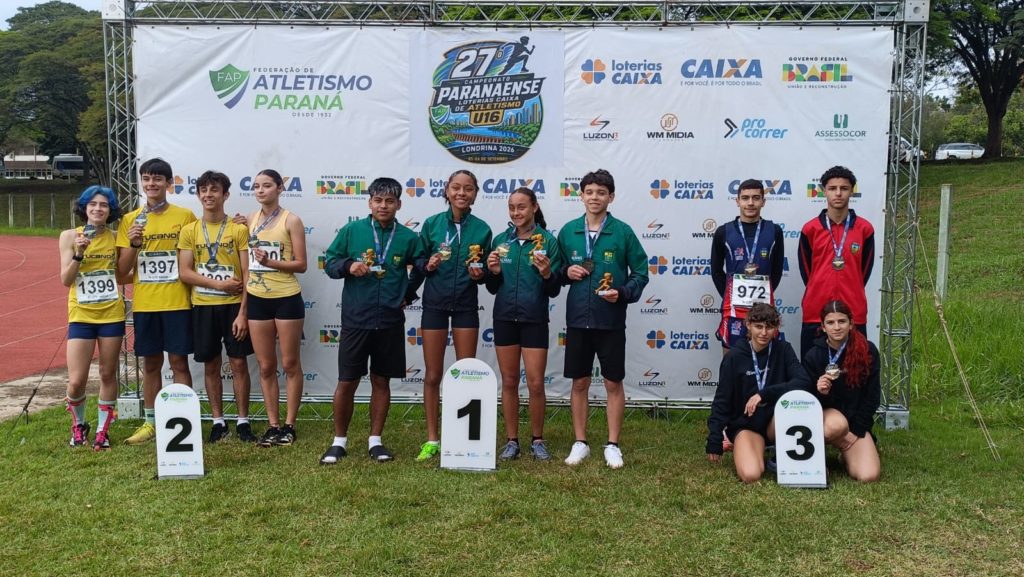 Apucarana conquista quinto lugar geral feminino no Paranaense de Atletismo Sub-16
